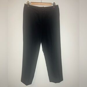 Chanel 100% Wool Dress Pants High Rise Wide Leg Silk Lined Size 42(US XL) EUC